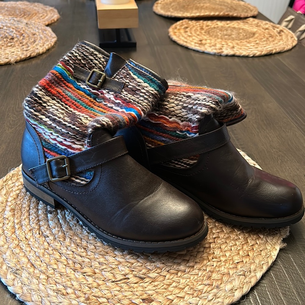 Women leather boot